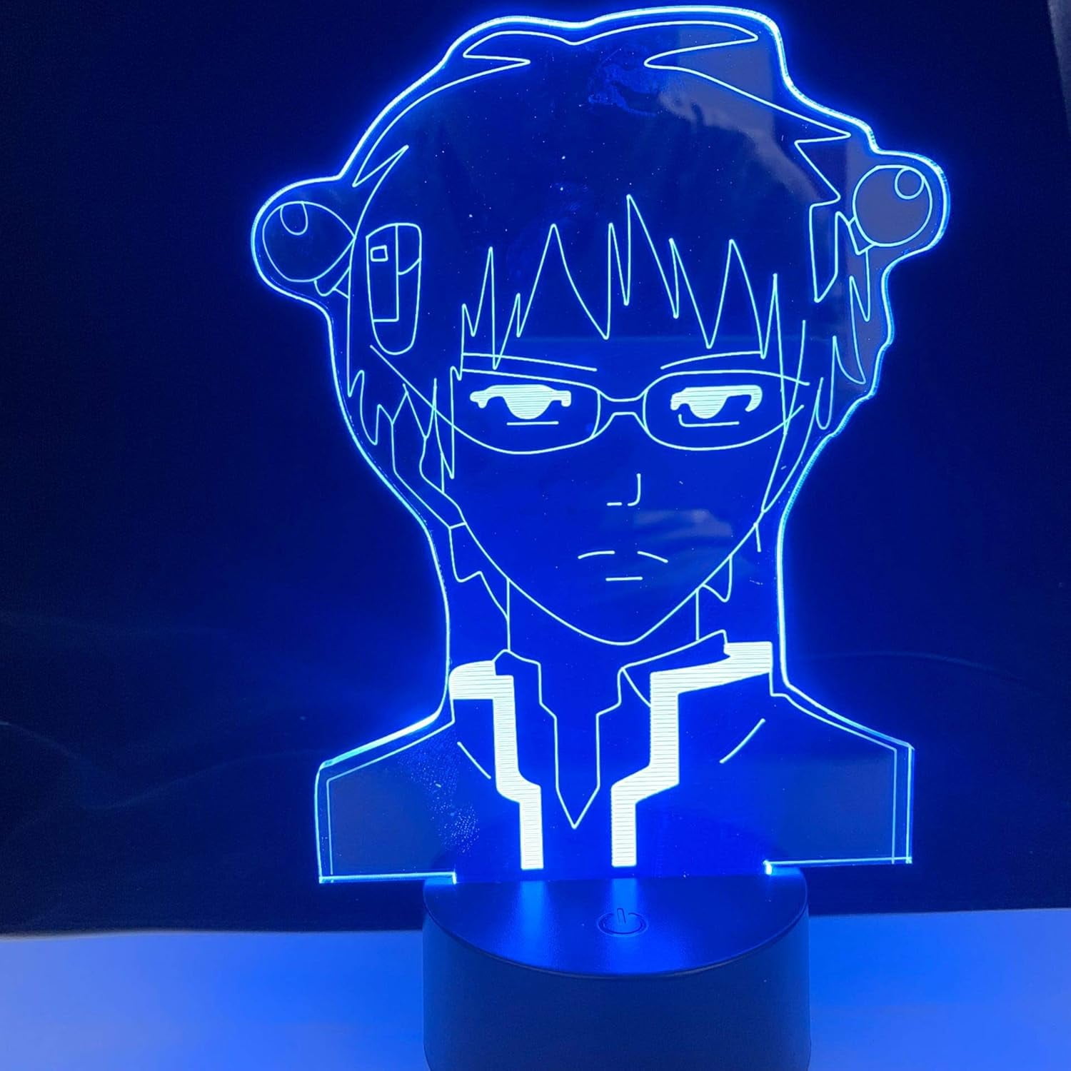 YSITIANNA The Disastrous Life of Saiki K Anime 3D Night Light 16 Colors ...