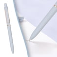 thumbnail image 1 of YSKING Premium Retractable Gel Pen, Light Ice Blue Matte 0.5mm Fine Point Click Pen 5.91in, Black Ink Smooth Rollerball Pen for Planner Recording & Creative Drafts, 1Pcs, 1 of 5