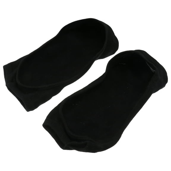 YSNOOWE 1 Pair Non-skid Yoga Socks Black Comfortable Breathable Elastic Soft for Women Summer