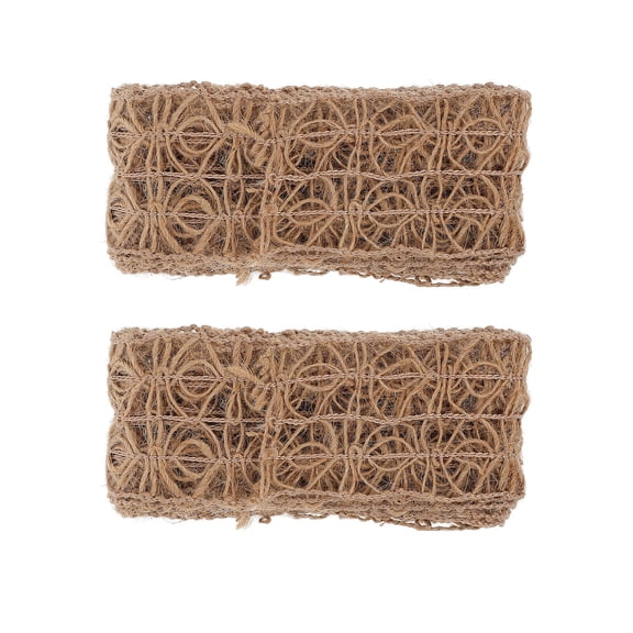 YSNOOWE Vintage Brown Hemp Hand Rope for Crafts, Scrapbooking, and Artistic Projects - 1 Set Natural Twine Material