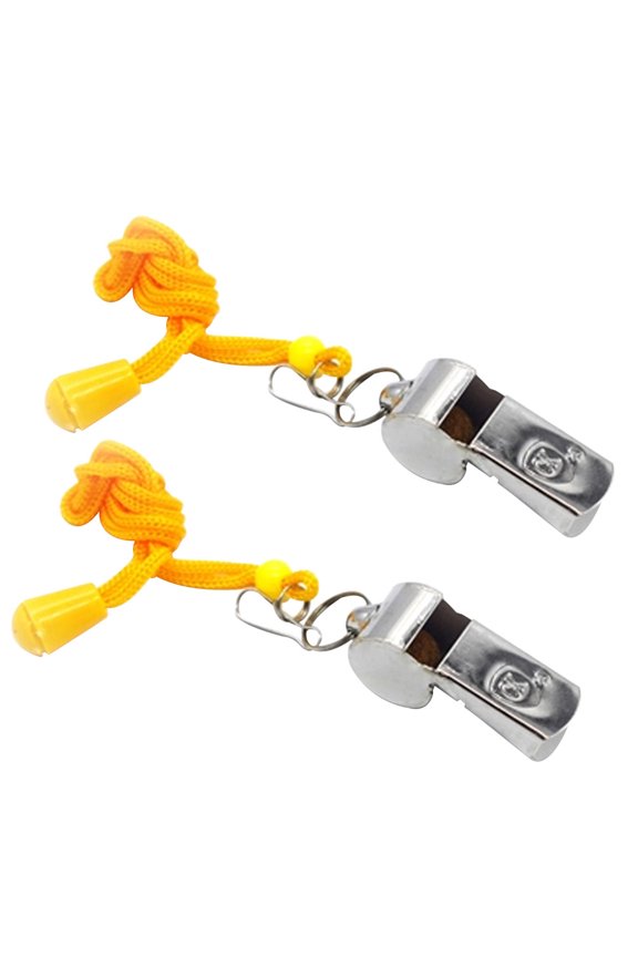 1 Set Whistle for Referee and Rectangular Cards for Soccer Games Red and Yellow Practical Design