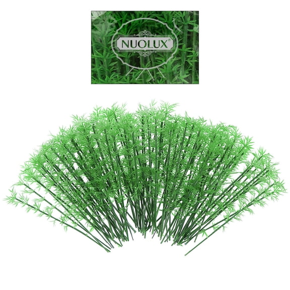 YSNOOWE 100Pcs Model Train Artificial Trees Plastic Trees for 14Cm 1:75 Scale Green