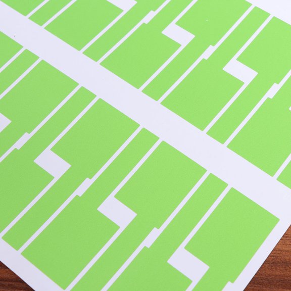 YSNOOWE 10Pcs Cable Tags Labels with Easy Peel Adhesive for USB Cable Identification and Back to School Supplies