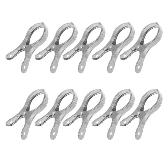 YSNOOWE 10Pcs Clothes Hanger Clips Heavy Duty with Magnets for Laundry Outdoor Drying Small Daily Objects