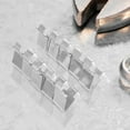 thumbnail image 1 of YSNOOWE 10Pcs Metal Shelf Clips U Shaped Silver Iron for Archive Shelves and Home Use, 1 of 8