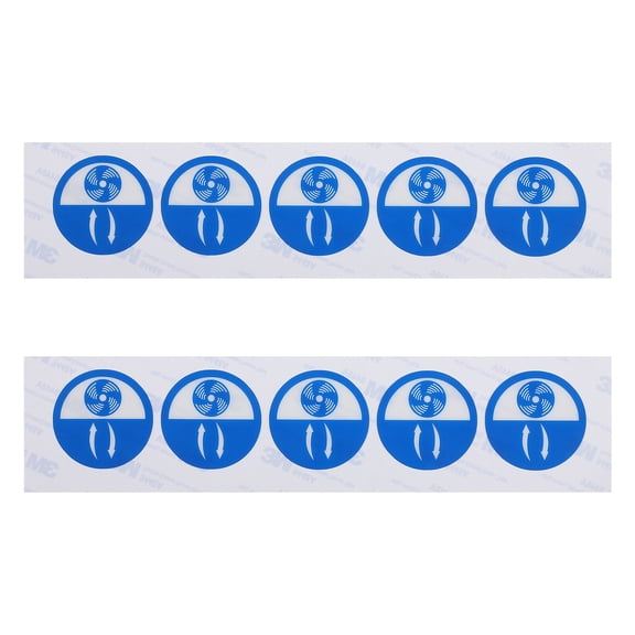 YSNOOWE Indicating Direction Sticker Blue 10pcs