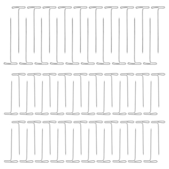 YSNOOWE 150Pcs T Pins For Wig Styling And Blocking Tbar Head Silver