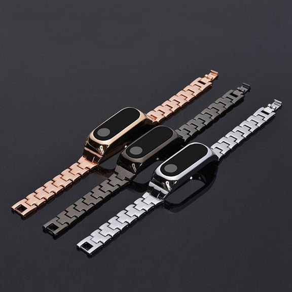 YSNOOWE Black Replacement Strap Band 1-Pack with 2 Comfortable, Skin-Friendly Straps for Daily Wear and Everyday Use