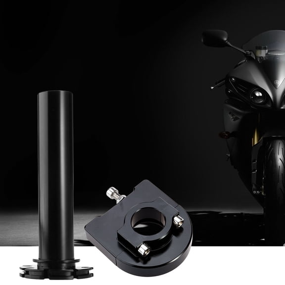 YSNOOWE 1Pack Black Throttle Handle for Motorcycle with Anti-slip Design