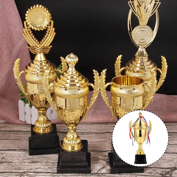 YSNOOWE Golden Trophy for Awards and Competitions Durable Plastic