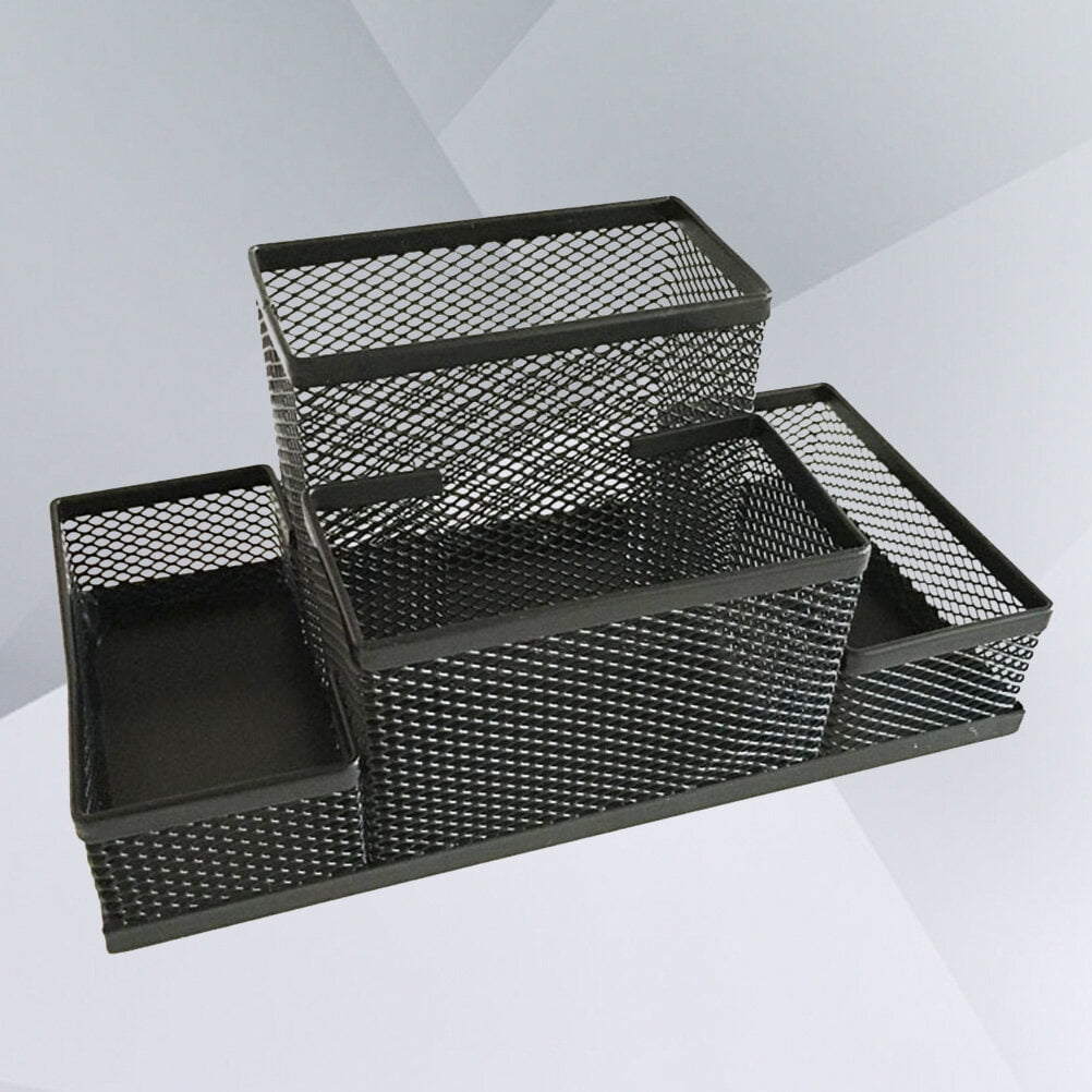 Table Storage Mesh YSNOOWE 1Pack Metal Mesh Table Organizer Black Scratch Resistance Desk ...