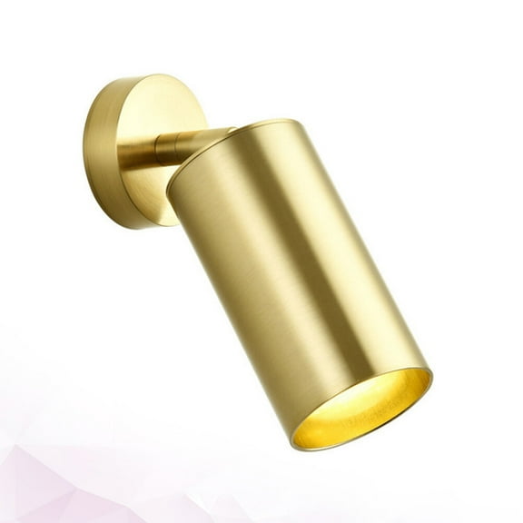 YSNOOWE 1Pack Retro Ceiling Light Led Spotlight Round Shape Golden Color 16x0.3937x0.3937x0.3937in For Home Lighting