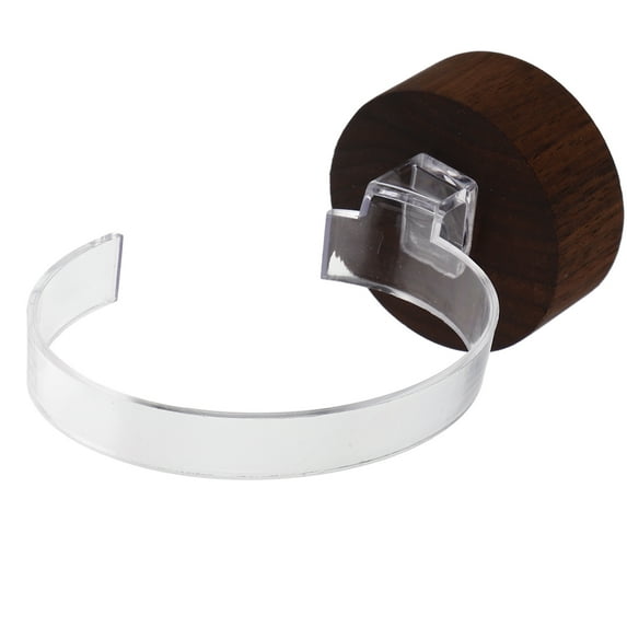 YSNOOWE 1Pack Watch Display Stand Coffee Acrylic Modern Minimalist Design For Watches