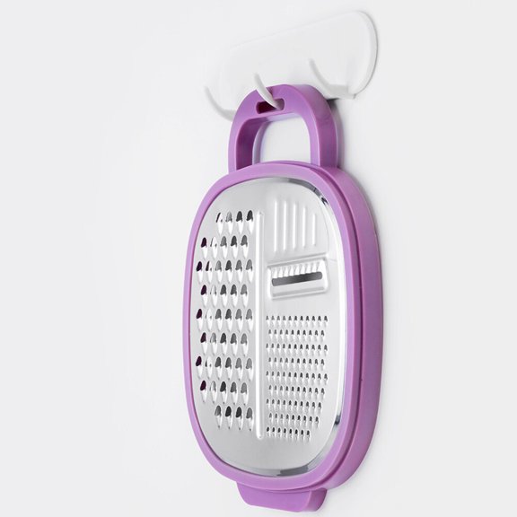 YSNOOWE 1Pc Multifunctional Stainless Steel Kitchen Slicer with Purple Handle