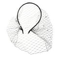 thumbnail image 1 of YSNOOWE 1Pcs Black Headband With Veil for Women Bridal and Wedding Accessory, 1 of 8