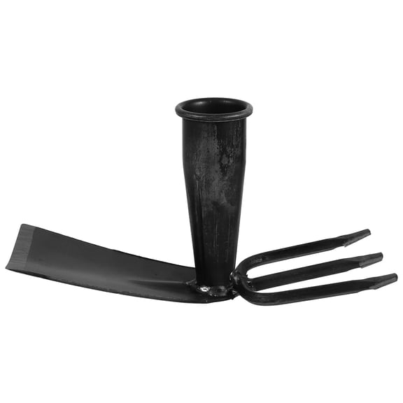 YSNOOWE 1Pcs Hoe and Rake Carbon Steel for Weeding Loosening Soil 8.06X4.24X2.95In