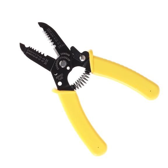 YSNOOWE 1Pcs Professional Electrical Wire Stripping Tool for Mechanics Steel 16 x 5.5 x 0.39in Yellow