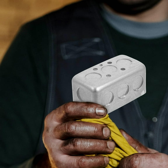 YSNOOWE 1Pcs Silver Galvanized Iron Electrical Box for Junction Housing Residential Use