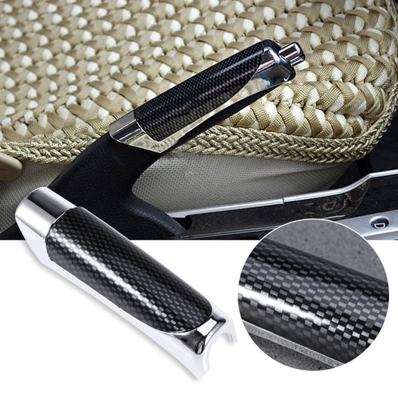 YSNOOWE 1Pcs Square Black Cover with Chrome-plating Technology for Car Hand Brake Protection