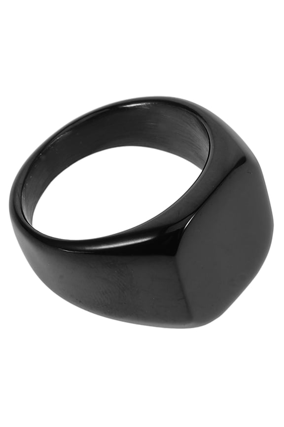 1Pcs Titanium Steel Ring for with Retro Style for Birthday Wedding Banquet
