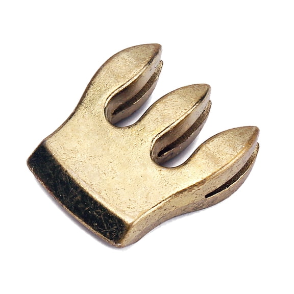 YSNOOWE 1Set 3-Prong Metal Violin Mute for Sound Dampening and Volume Control Golden Professional Aid