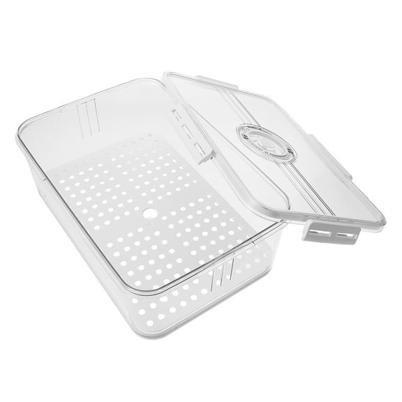 YSNOOWE 1Set Airtight Plastic Bread Box for Kitchen Counter with Time Recording Feature 11.9X8.9X4.1in