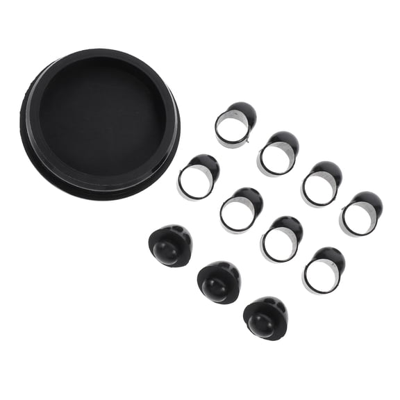 YSNOOWE 1Set Black Round for Drum & Percussion Accessories and Performance