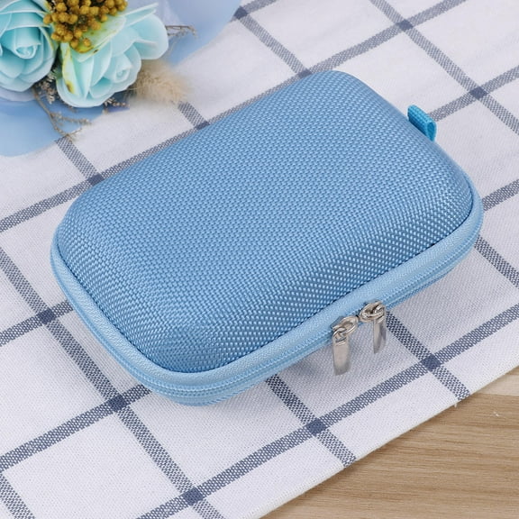 YSNOOWE 1Set Blue Earbud Box for Travel and Daily Use with Anti-pressure and Shockproof Functions