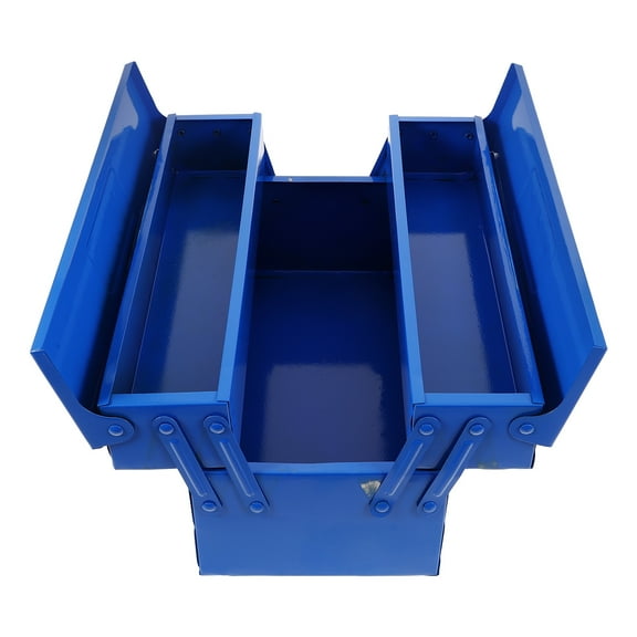 YSNOOWE 1Set Multifunctional Storage Box Blue Iron Rectangular For Accessories