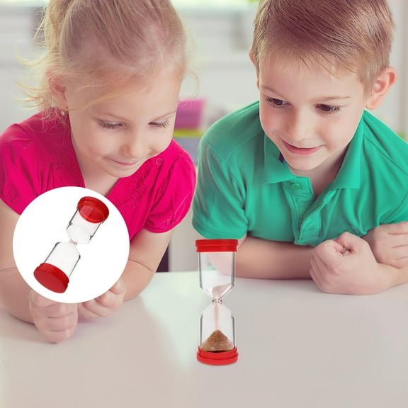 YSNOOWE 1Set Plastic Hourglass for Families with Openable Design in 4.9x1.7x1.7in