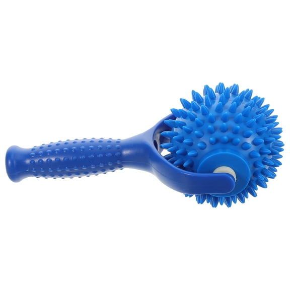 YSNOOWE 1Set Roller for Muscles Spiked Blue PVC for Men and Women 8.7X4.3X3.5in