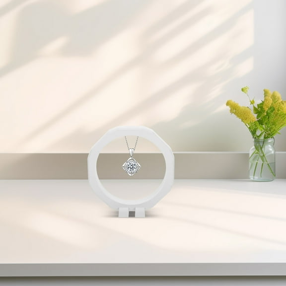 YSNOOWE 1Set Store Display Case 12.0X12.0X0.8In for Table Top with 3D Floating Effect