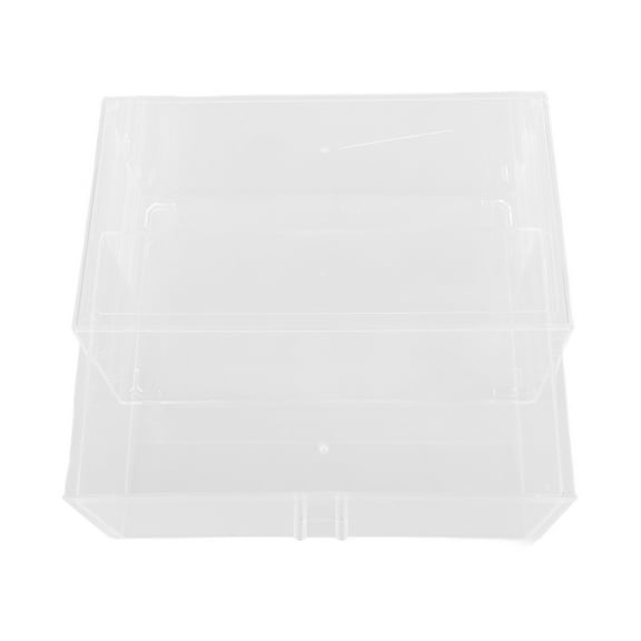 YSNOOWE 1Set Transparent Rectangular Desktop Drawer Box for Small Items Desk Organizer 11.4x5.3x3.9in