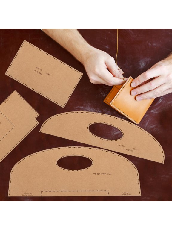 DIY Handbag Stencils Orange Kraft Paper for Tote Bag Production