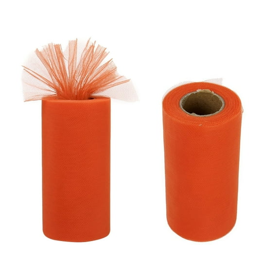 YSNOOWE 2 Rolls Tulle Roll Decorative Mesh Rolls for Special Events 11.8 x 0.6 x 0.04in