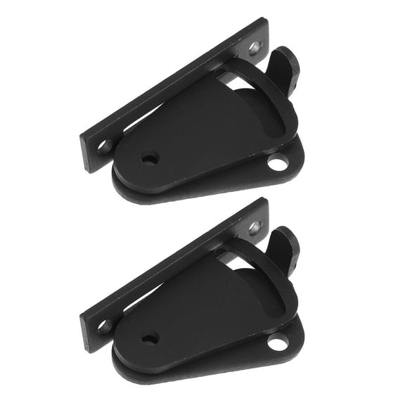 YSNOOWE 2 Sets Tear Drop Shape Barn Door Locks for Sliding Doors 11.8x0.6in