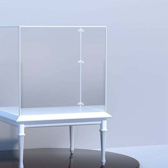 YSNOOWE 20 Sets Corner Support Braces Acrylic for Display Boxes Jewelry Watch Cosmetic