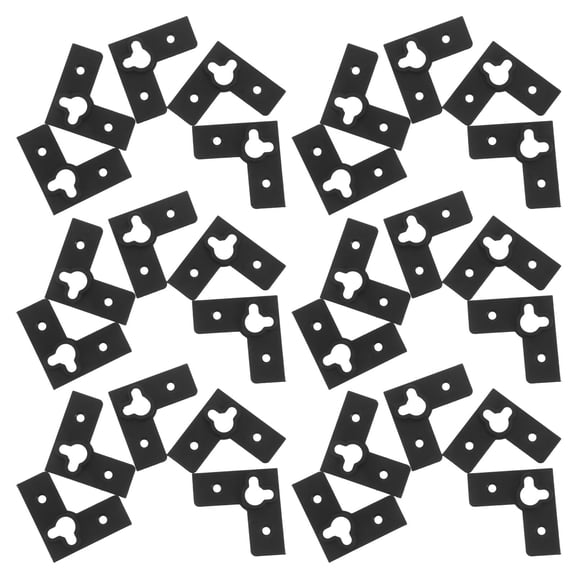 YSNOOWE Decorative Corner Braces for Wood Black Durable and Reliable 200Pcs