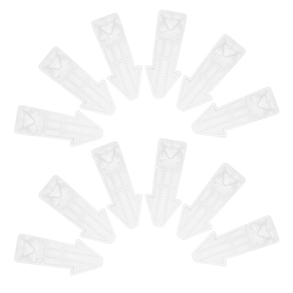 YSNOOWE 20Pcs PVC Door Stopper Home Use Non Skid Door Wedge Blocks Dust Drafts for Interior Rooms