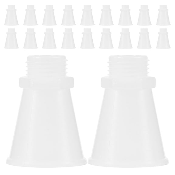 YSNOOWE 20Pcs Safety Certified Wide Mouth Conical Shape Plastic Fire Extinguisher Nozzles for Emergency Firefighting