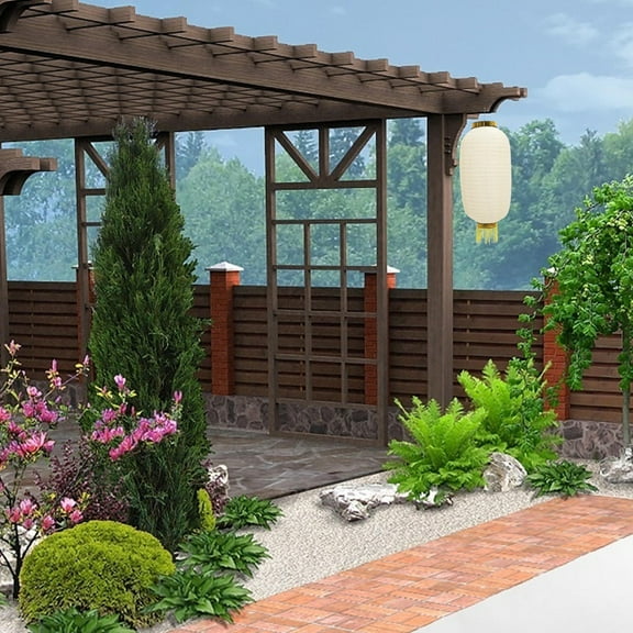 YSNOOWE 2Pcs Japanese Style Lantern for Festival Party 17.68X9.82X9.82in