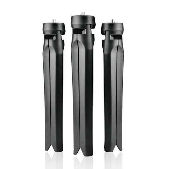 YSNOOWE 2Pcs Live Streaming Tripod Phone Holder Abs Black Triangular Base for Daily Use and Photography 11.4x1.3x1.3in