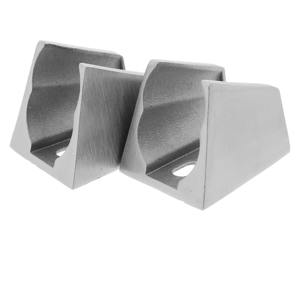 YSNOOWE 2-Pack Stainless Steel Portable Shower Brackets for Personal Use, Compact 1.57 x 1.45 x 1.38 Inch Holders