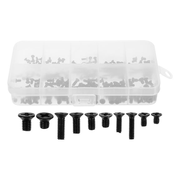 YSNOOWE 300Pcs Black Screws For Diy Projects