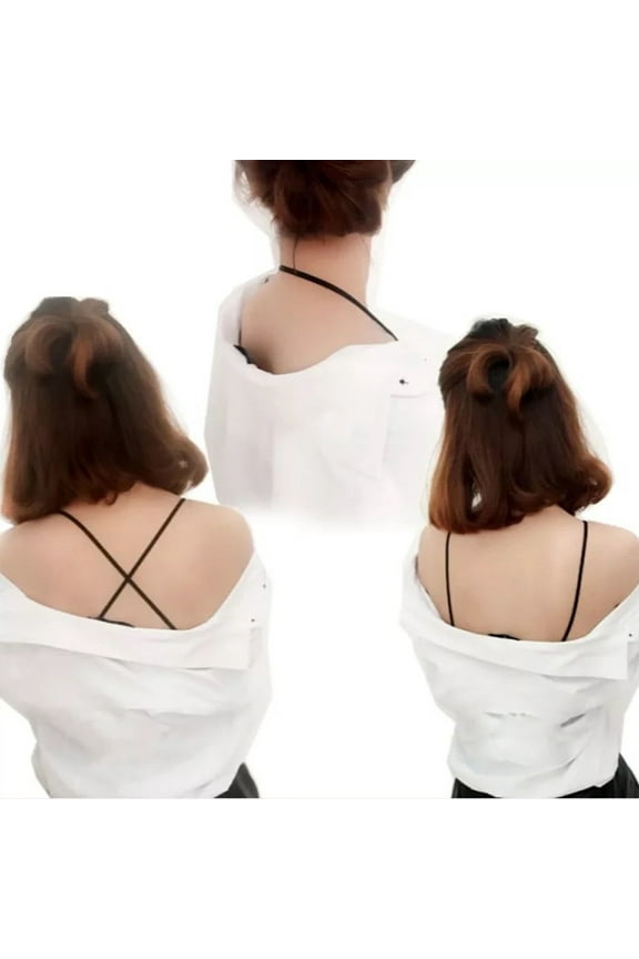 3Pcs Bra Straps Adjustable Replacement Strap TPU Metal Premium Round Rope Design For Women Lingerie