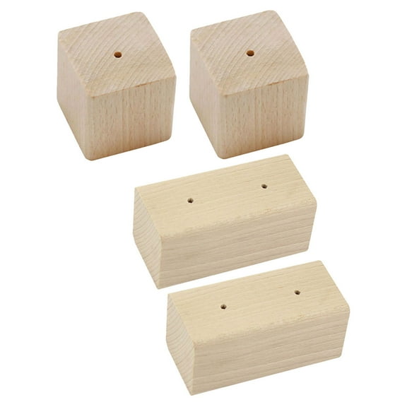 YSNOOWE 4Pcs Cake Holder Stand Synthetic Material Flower Nail Base 3.7x3.7x3.7in