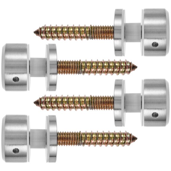 YSNOOWE 4Pcs Glass Railing for Balcony and Stairway with Size 3.4X1.1X1.1in