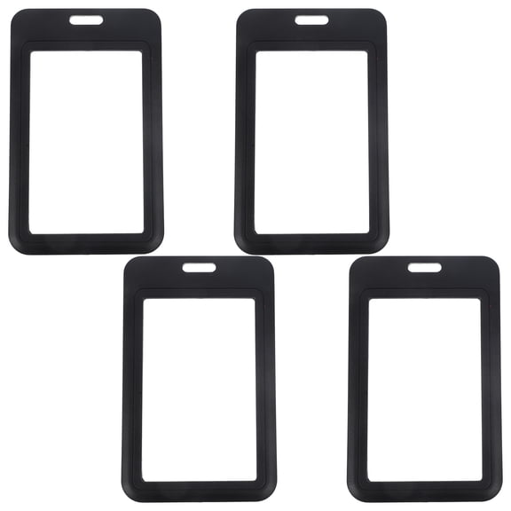 YSNOOWE 4Pcs Id Card Case for Office Use Waterproof Scratch-resistant Slim Lightweight 11.8X2.7In
