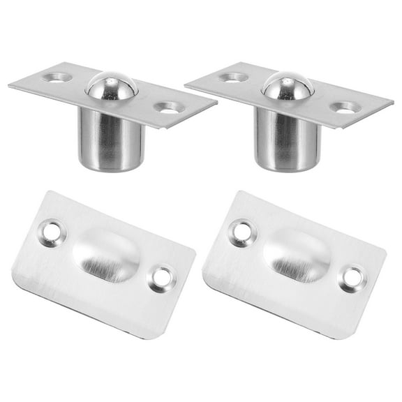YSNOOWE 4Pcs Silver Door Ball Catch for Internal Doors and Homeowners 1.97x0.98in