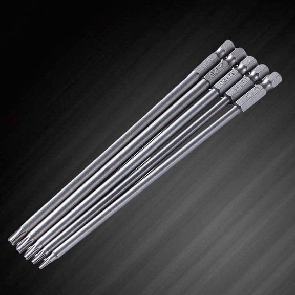 YSNOOWE 5 Pcs Bit Set Chrome Vanadium Alloy Steel for Electric Screwdrivers High Precision